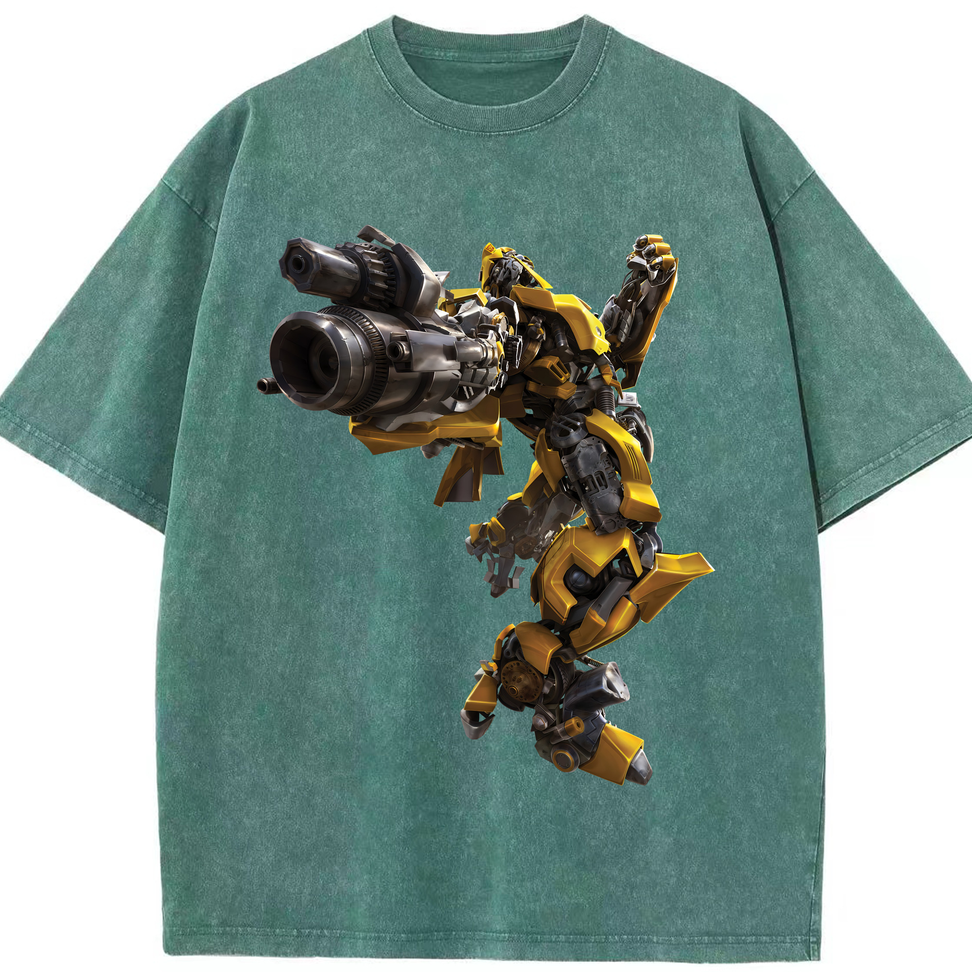 （画像用） Transformers トランスフォーマー 綿100% ヴィンテージ風 半袖Tシャツ（フロントプリント）